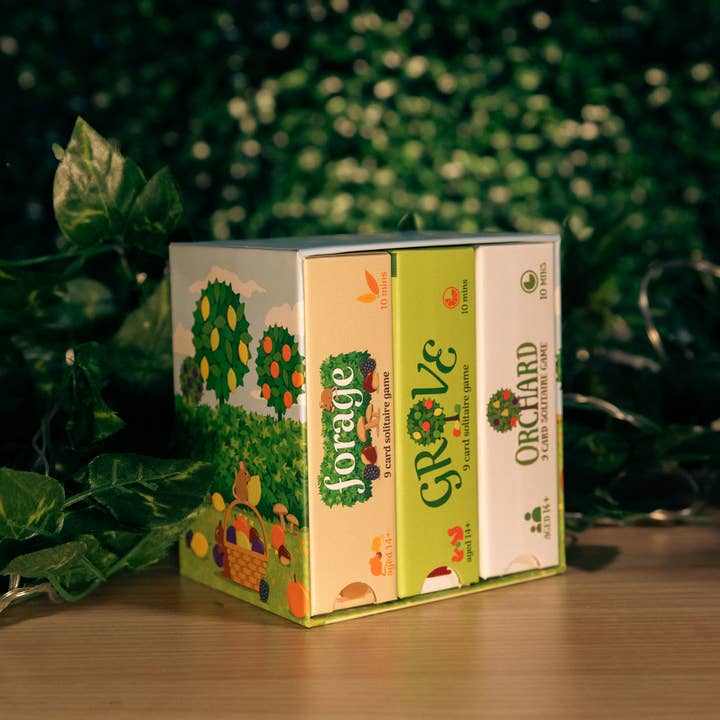 Bridge Distribution - Wholesale Card Game - Harvesting Trilogy - Orchard, Grove and Forage 3-Pack5