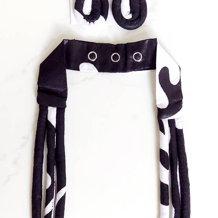 India Batik – Conjunto de joias por atacado – Conjunto de Colar e Brincos em Tecido 3 Camadas0