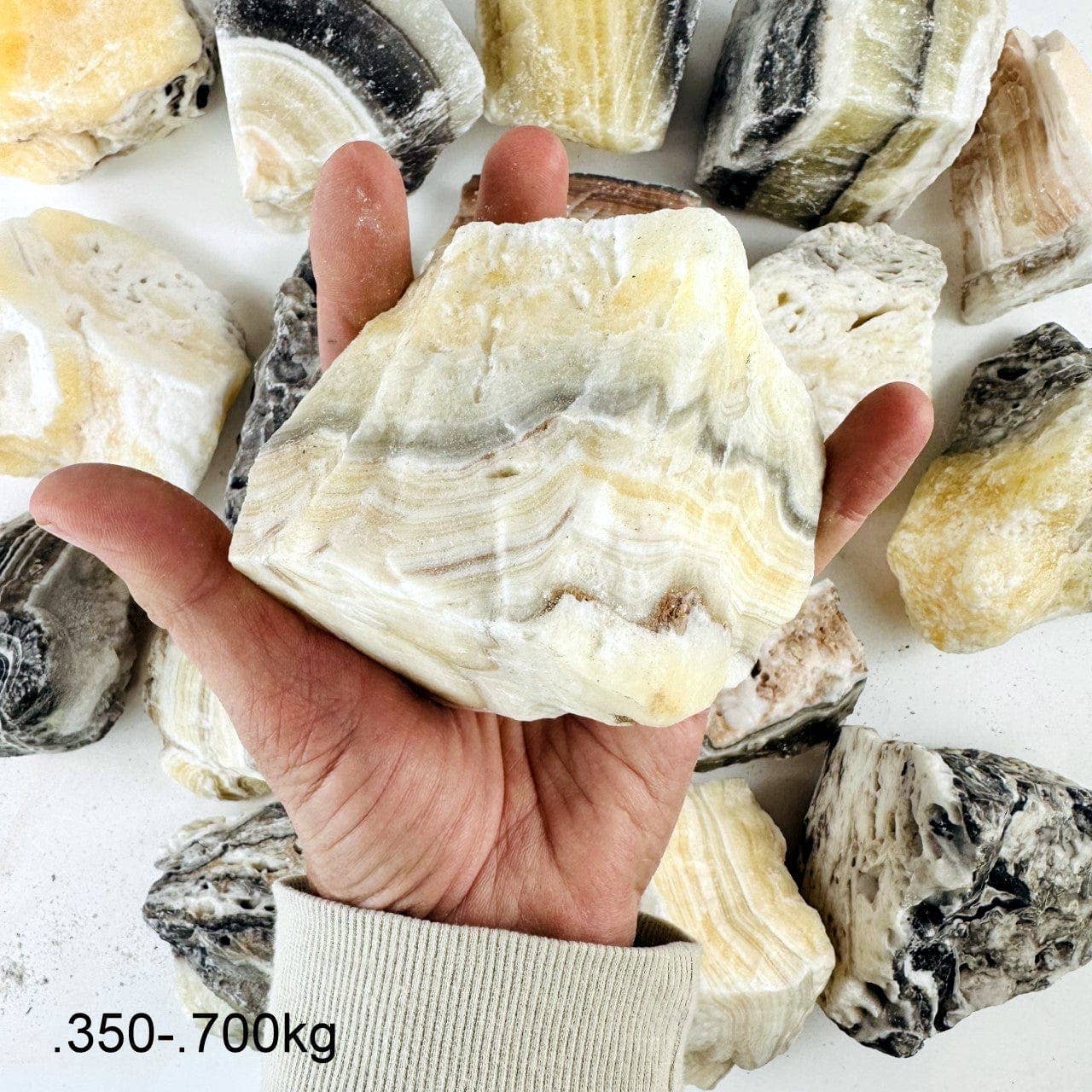 Rock Paradise – wholesale Spiritual stone/crystal – Crystal Mexican Onyx Rough Stone Chunk -YOU CHOOSE WEIGHT7