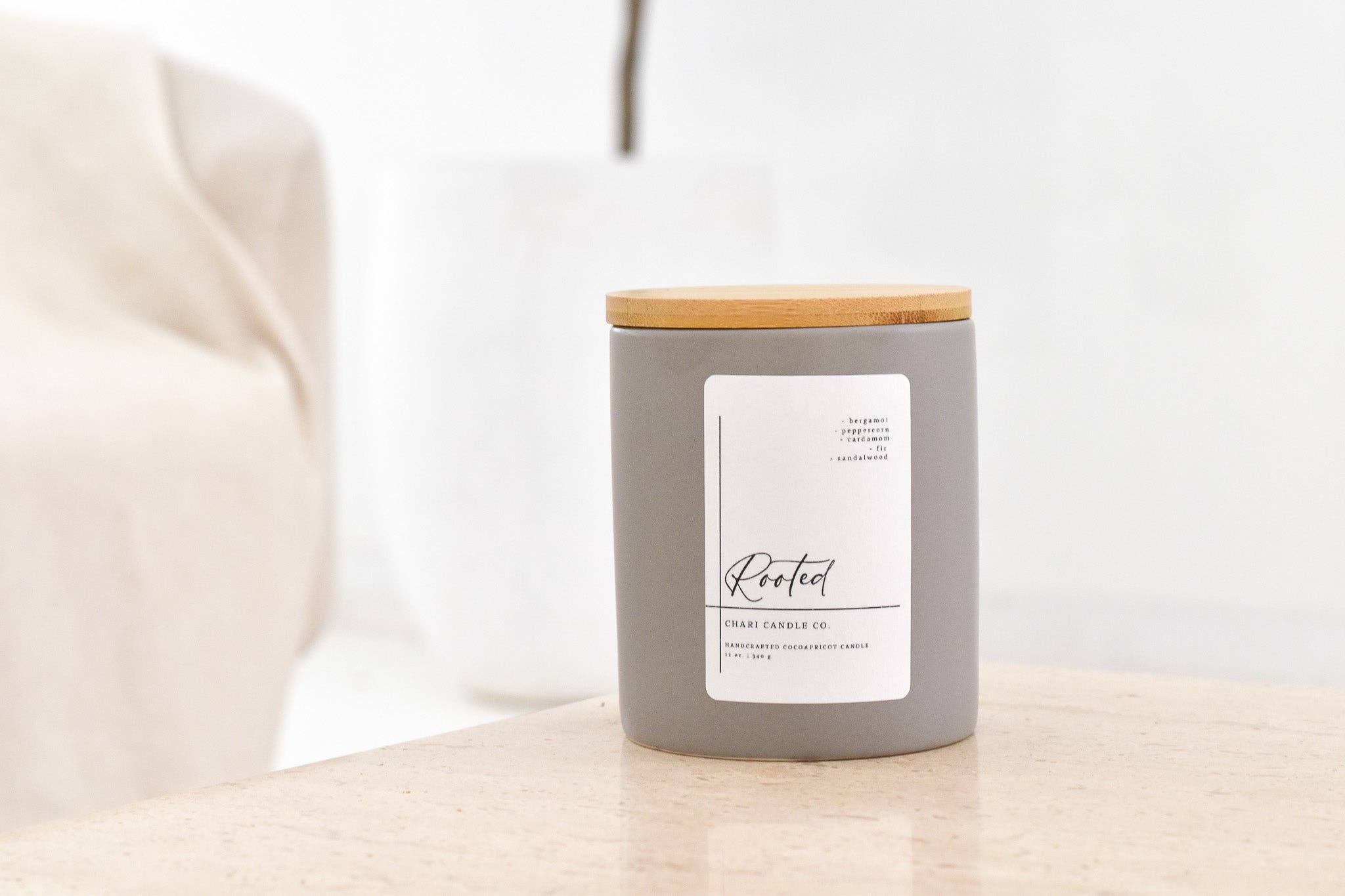 Chari Candle Co. - Wholesale Jar/Filled Candle - Rooted2