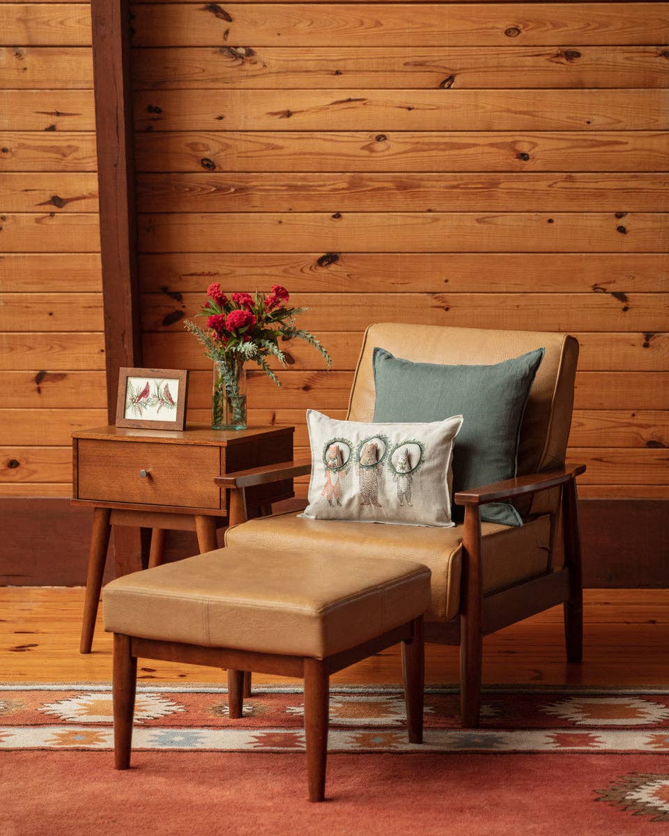 Coral & Tusk – wholesale Dekorativ kudde – Julkrans Trio Pocket Kudde7