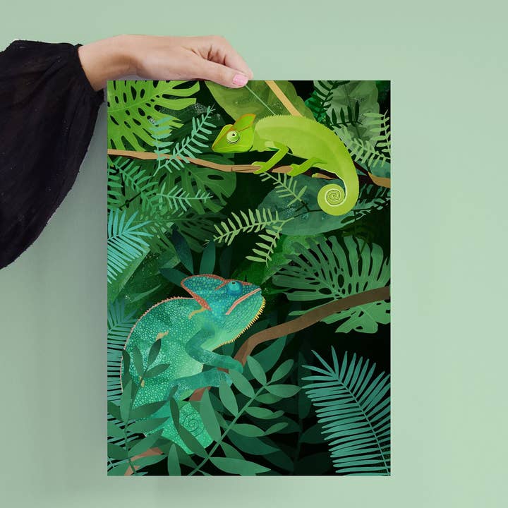 Póster - Camaleones para venta al por mayor de Goed Blauw