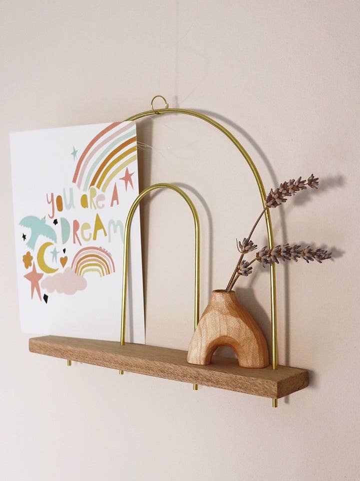 Slimline Rainbow Display Shelf for wholesale by Peppy Sun