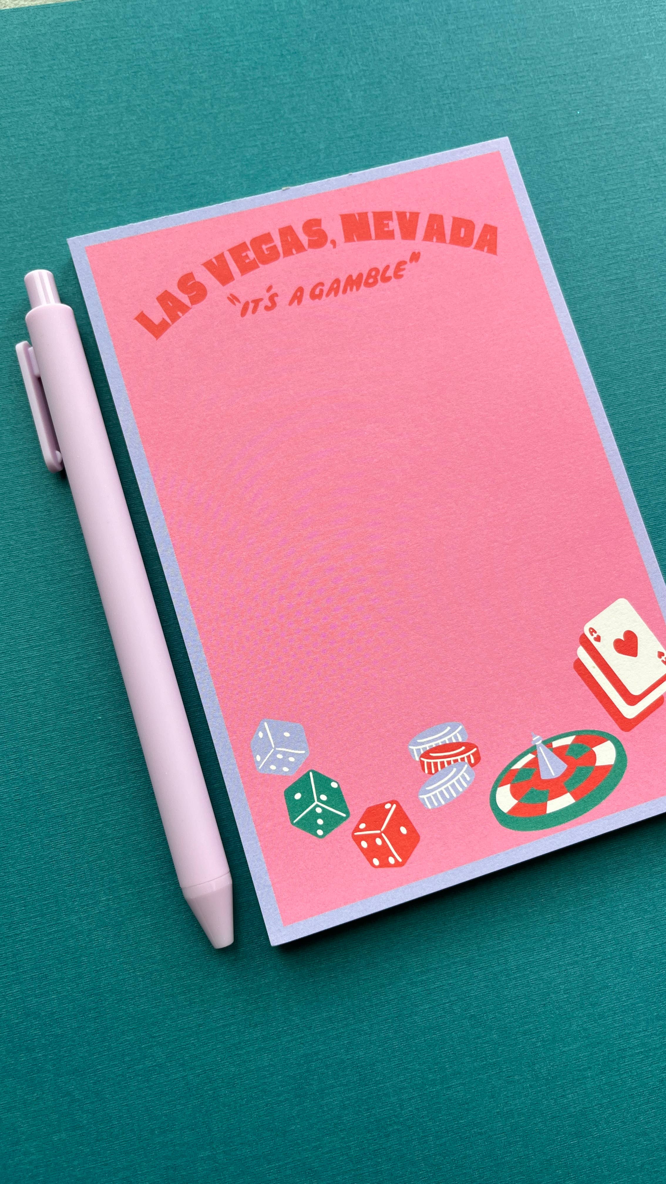 Battle Born Brand - Wholesale Notepad - Las Vegas Notepad and Pen4