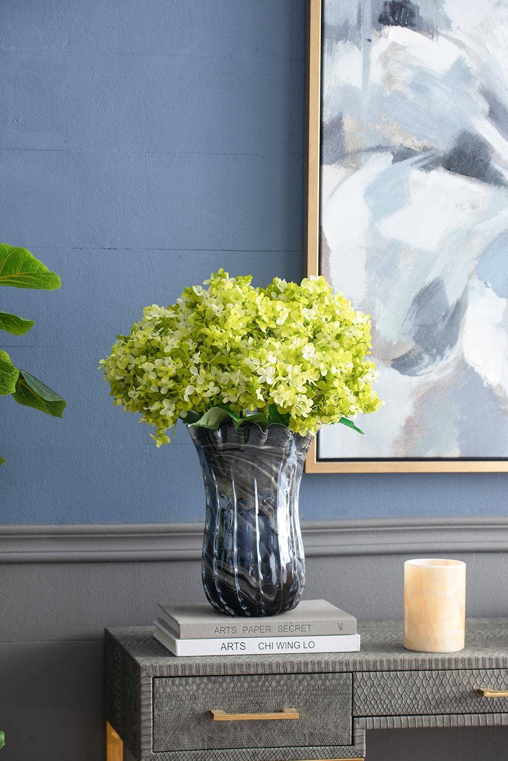 A&B Home Group Inc. - Wholesale Artificial Flowers - 9x6x34" French Hydrangea - Green4