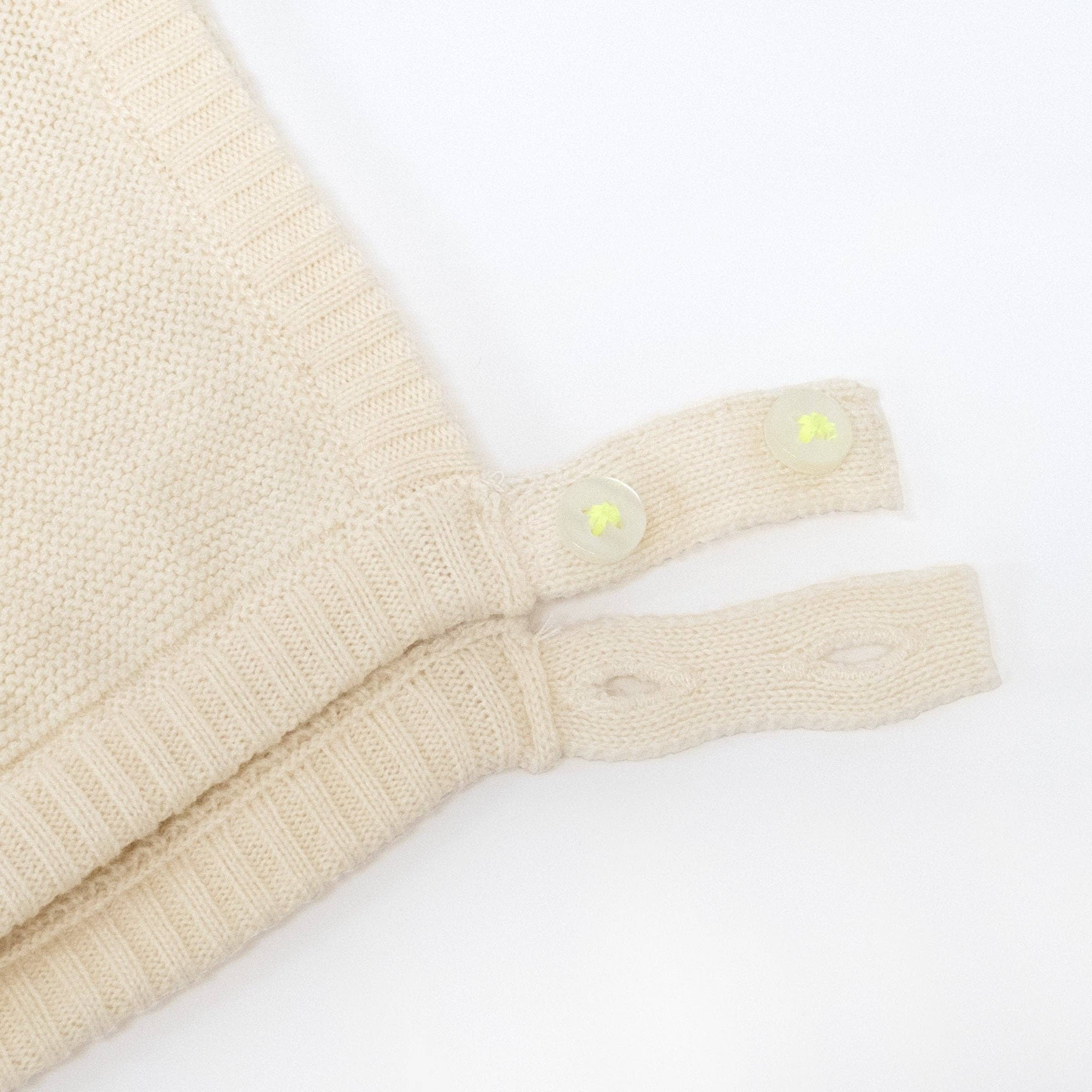 Meri Meri – wholesale Newborn/knit hat – Baby – Mint Bunny Baby Bonnet2