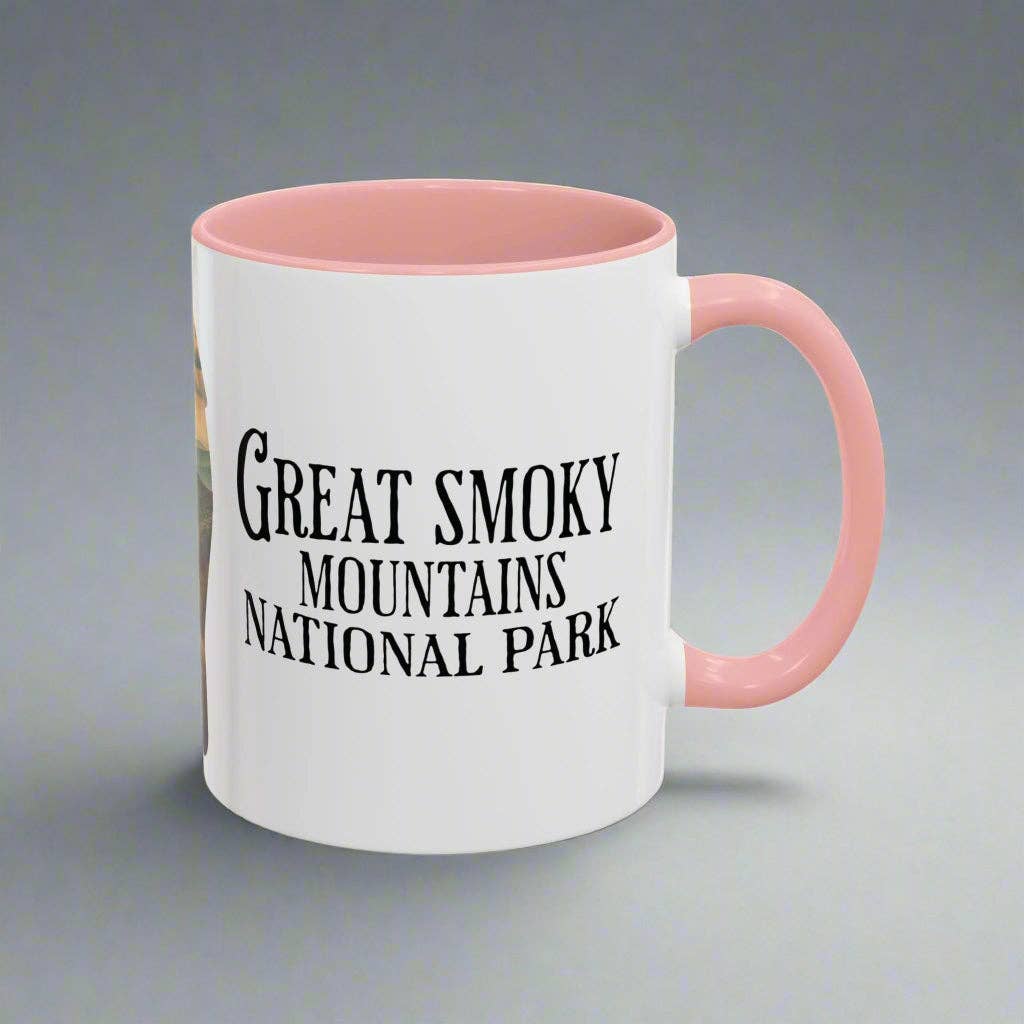 Park Service Apparel - Wholesale Coffee Mug - Great Smoky Mountains National Park Colored Coffee Mug 11oz 15oz Bear Cup4