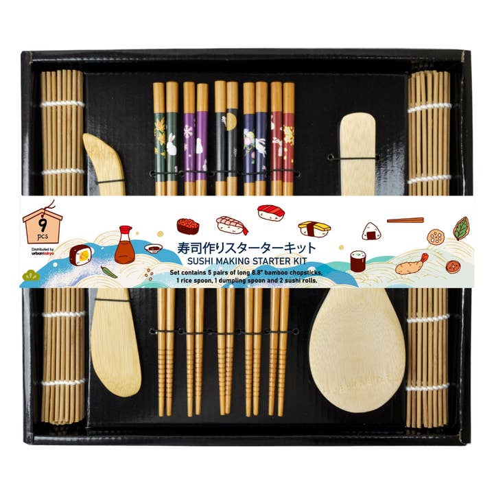Sushi-startkit med ätpinnar presentset (1/20) för wholesale av Urban Tokyo