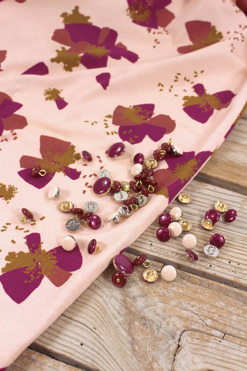 Eglantine et Zoé - Wholesale Fabric - Anémona Nude Cotton Jersey Fabric17