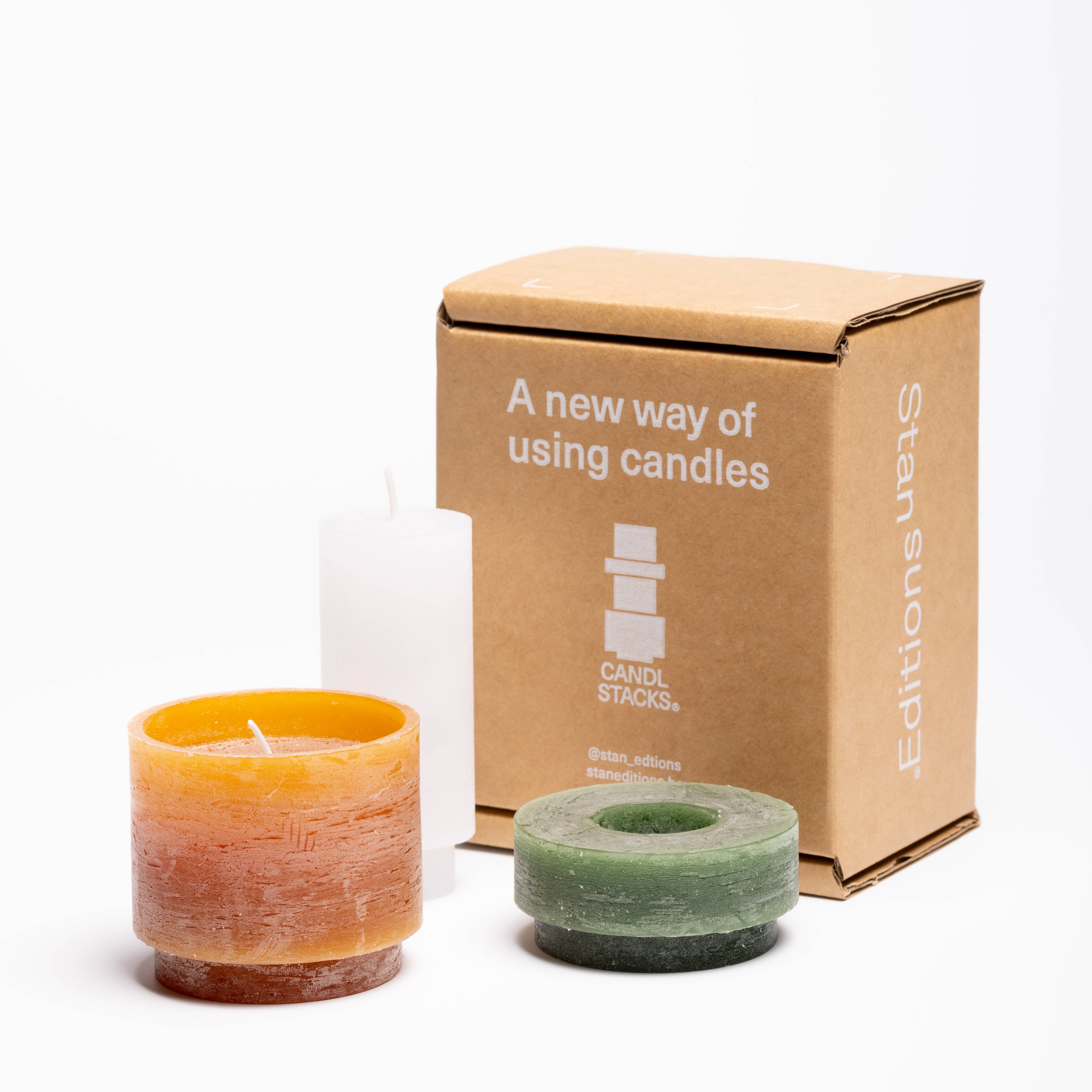 Stan Editions - Venta al por mayor Cirios pequeños - CANDL STACK 02-Rosa3