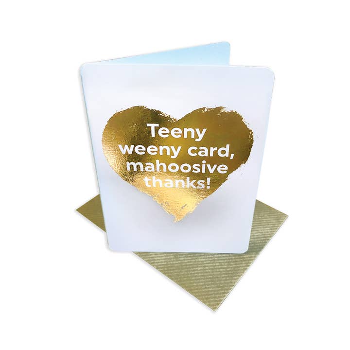 Brainbox Candy - Wholesale Valentijdskaartje - Funny Valentines Small Card - Enorme dank1