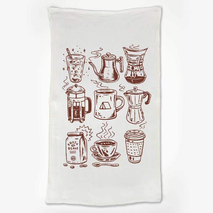 Asciugamano da cucina del caffè per la vendita all'ingrosso da parte di Moore Collection