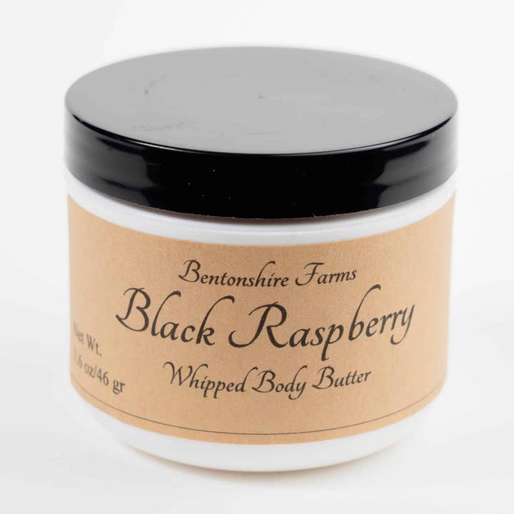 Black Raspberry Body Butter for wholesale by Bentonshire Farms Soap Co.