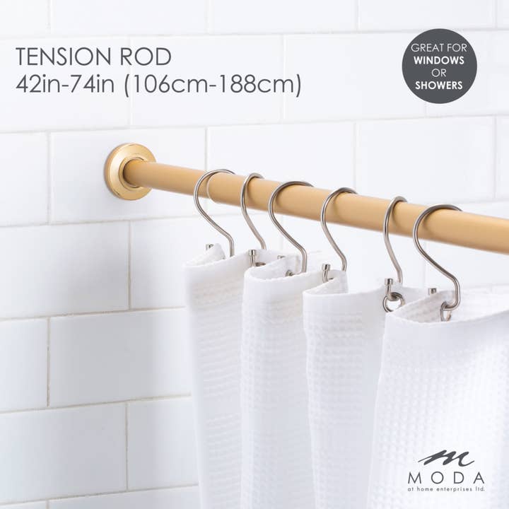 DRAPER SPANNSTANGE 41" - 76" GOLD für den Großhandel von Moda at Home Enterprises, Ltd