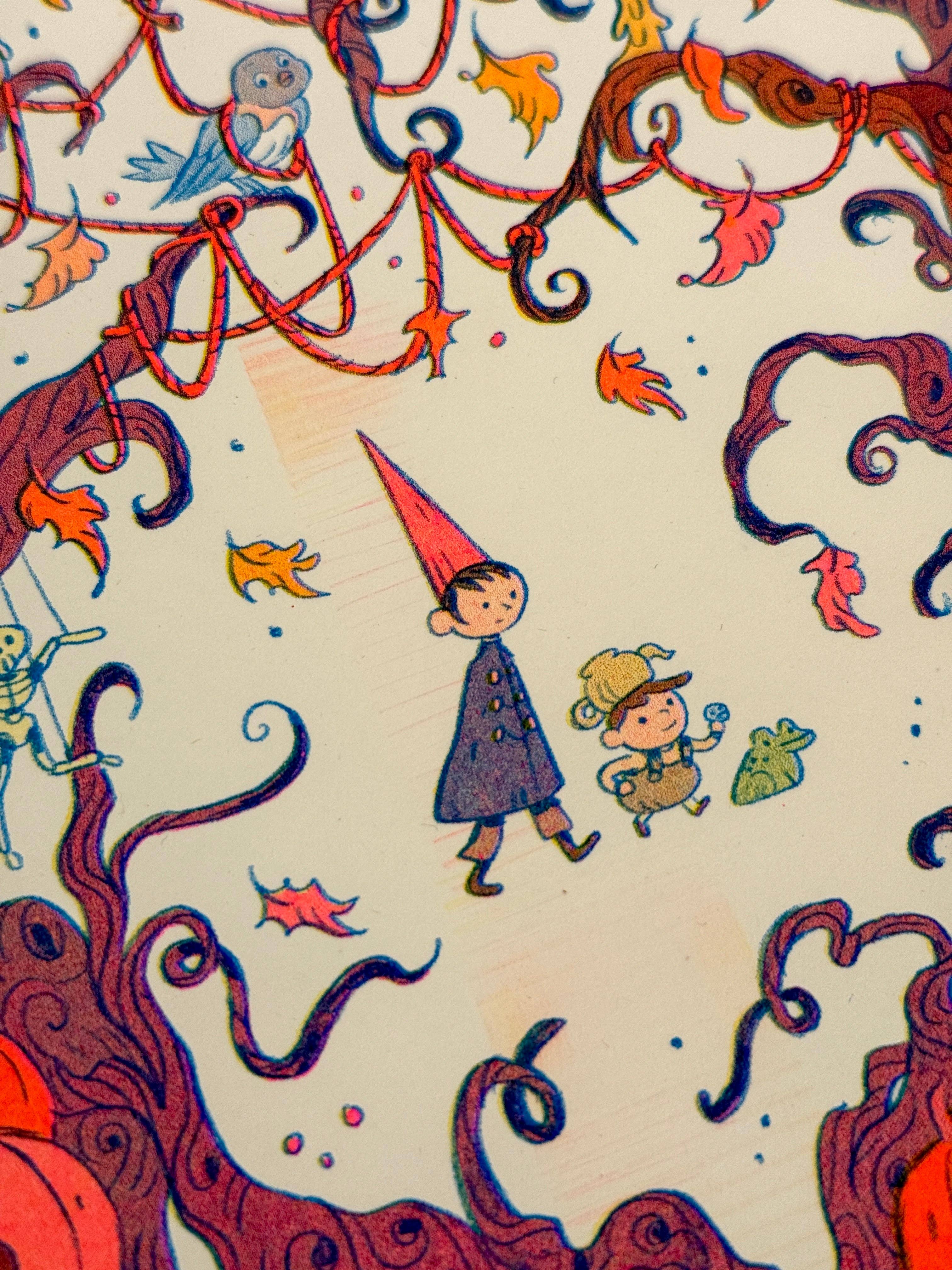 Natalie Andrewson – wholesale Art print – Ain’t That Just The Way Small ~ an Over The Garden Wall tribute Riso Print5