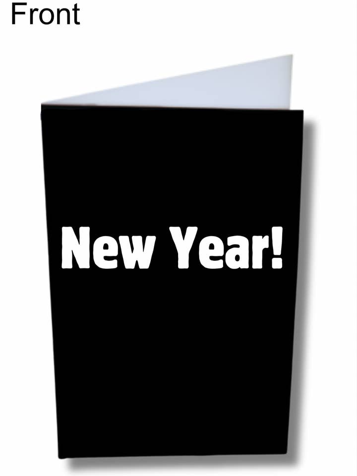 Sjovt & Brat Nytårskort for engroshandel hos GrouchCards