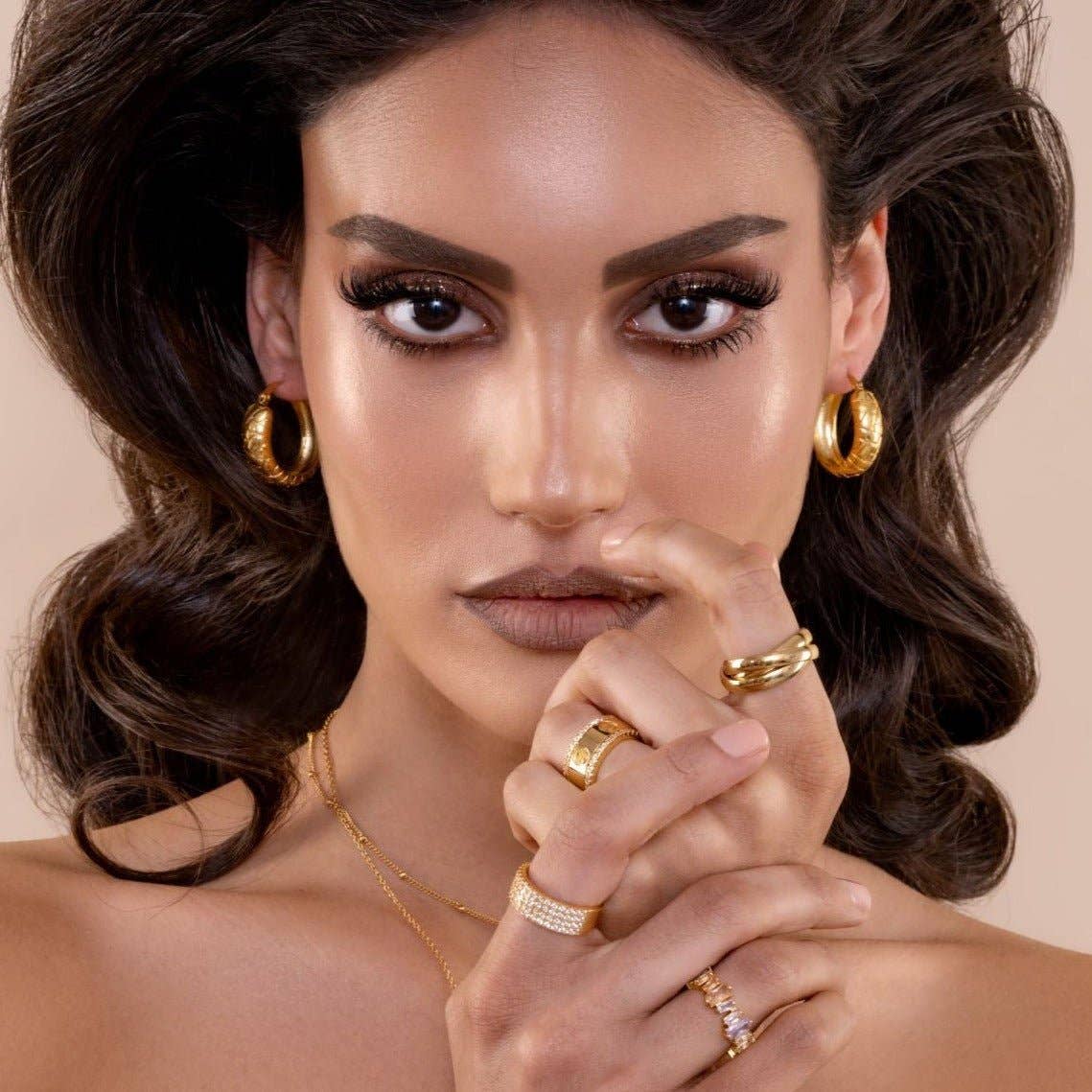 BLAIR - Wholesale Hoop Earrings - Fiona earrings2