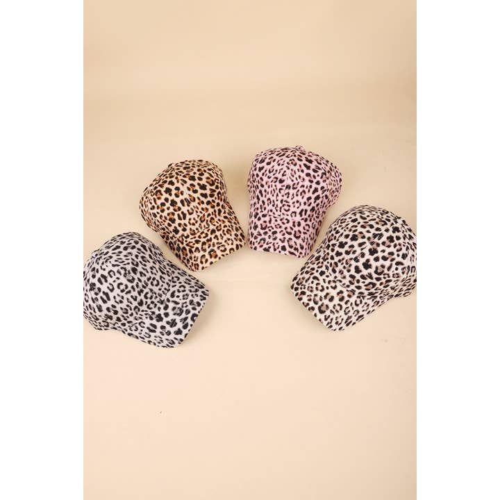 Vanilla Monkey - Wholesale Baseball Cap - Women's - Leopard Pattern Baseball Cap2