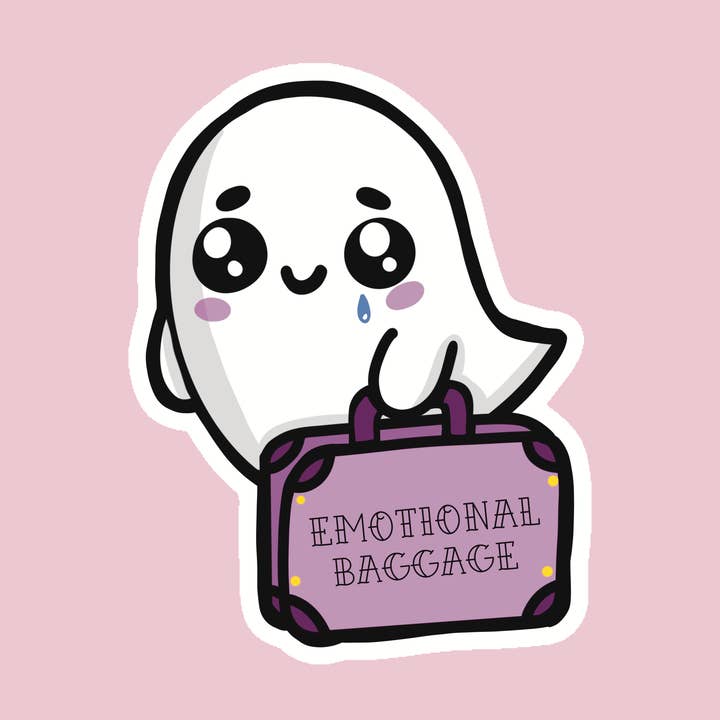 Emotional Baggage Ghost for wholesale by Rebel Yell Design