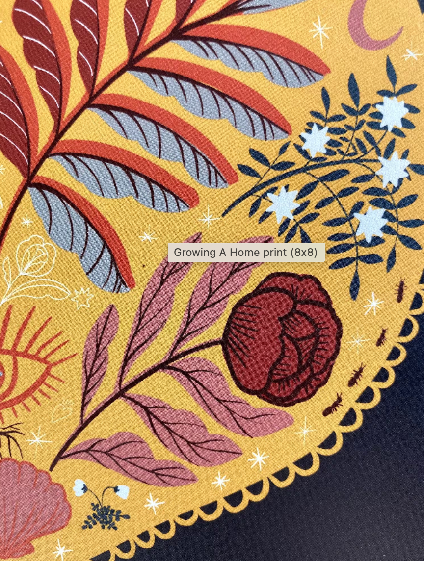 Serena Niesley - Wholesale Art Print - Growing A Home print (8x8)2