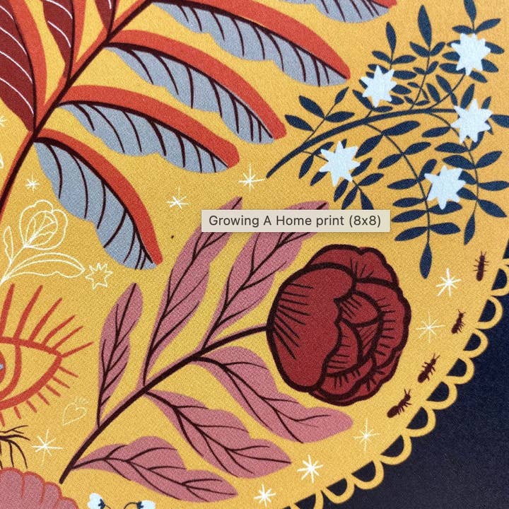 Serena Niesley - Wholesale Art Print - Growing A Home print (8x8)2