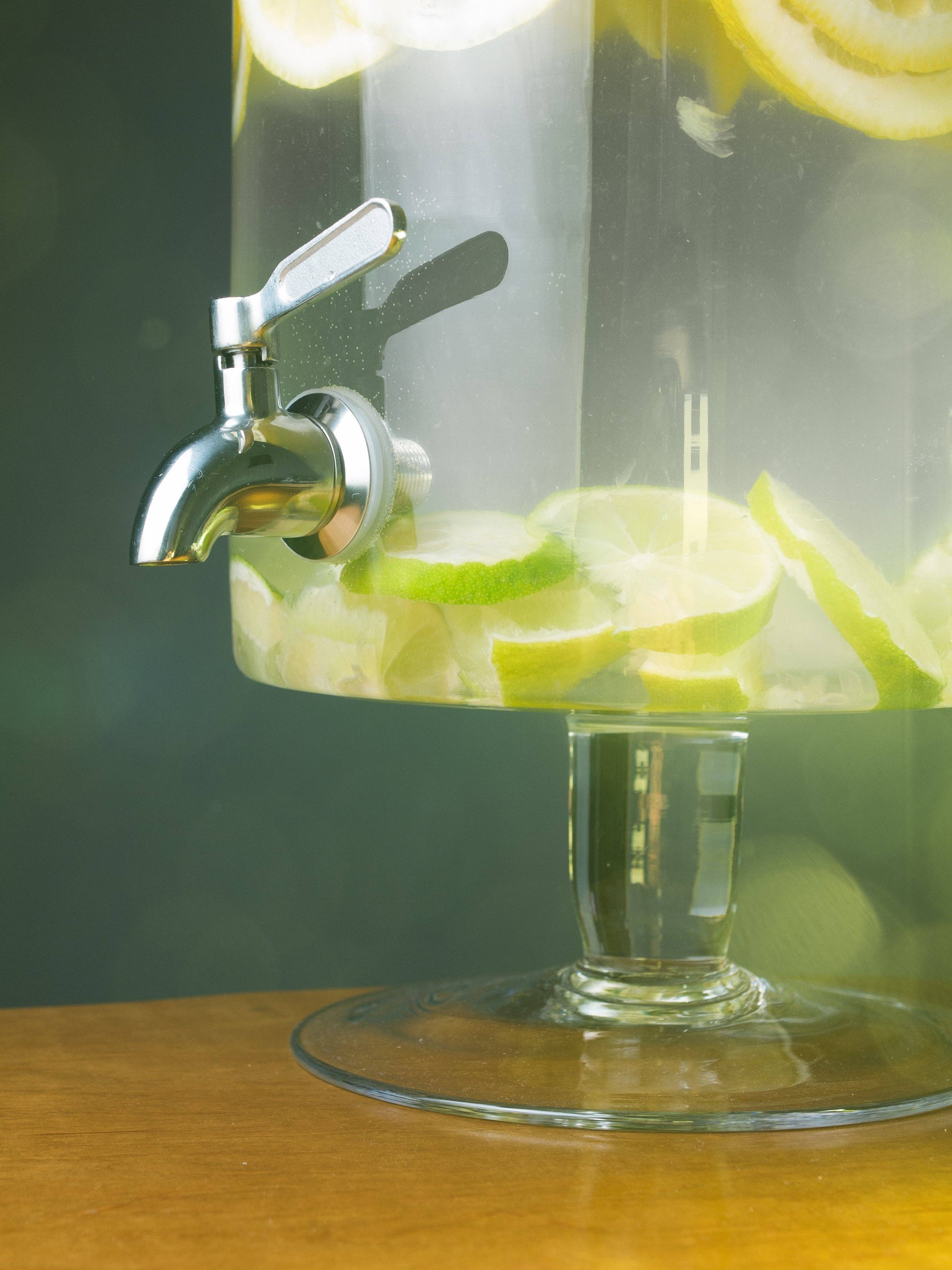 Barski - Wholesale Drink Dispenser - Glass Footed Beverage Dispenser1