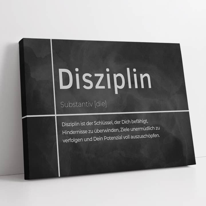 Murale motivazionale: Disciplina per la vendita all'ingrosso da parte di TheMotivation