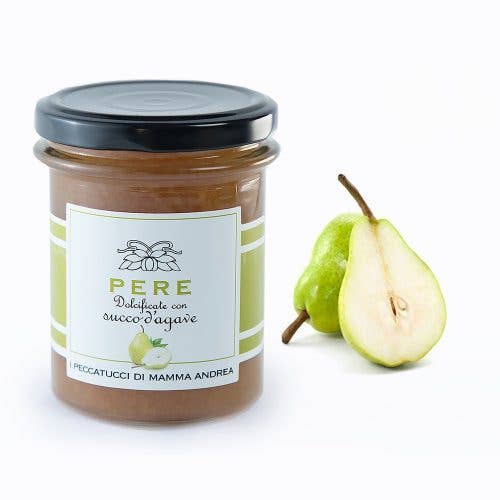 Emporio Sicilia - Wholesale Jam/Jelly - Sweetened Pears with Agave Juice - I Peccatucci di Mamma Andrea0