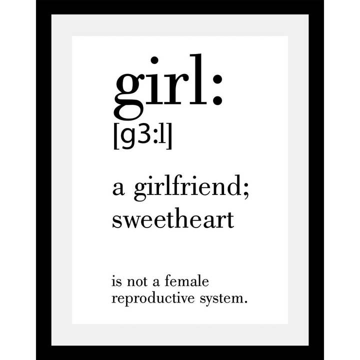 Rahmenbild - Girlfriend für den Großhandel von Queence