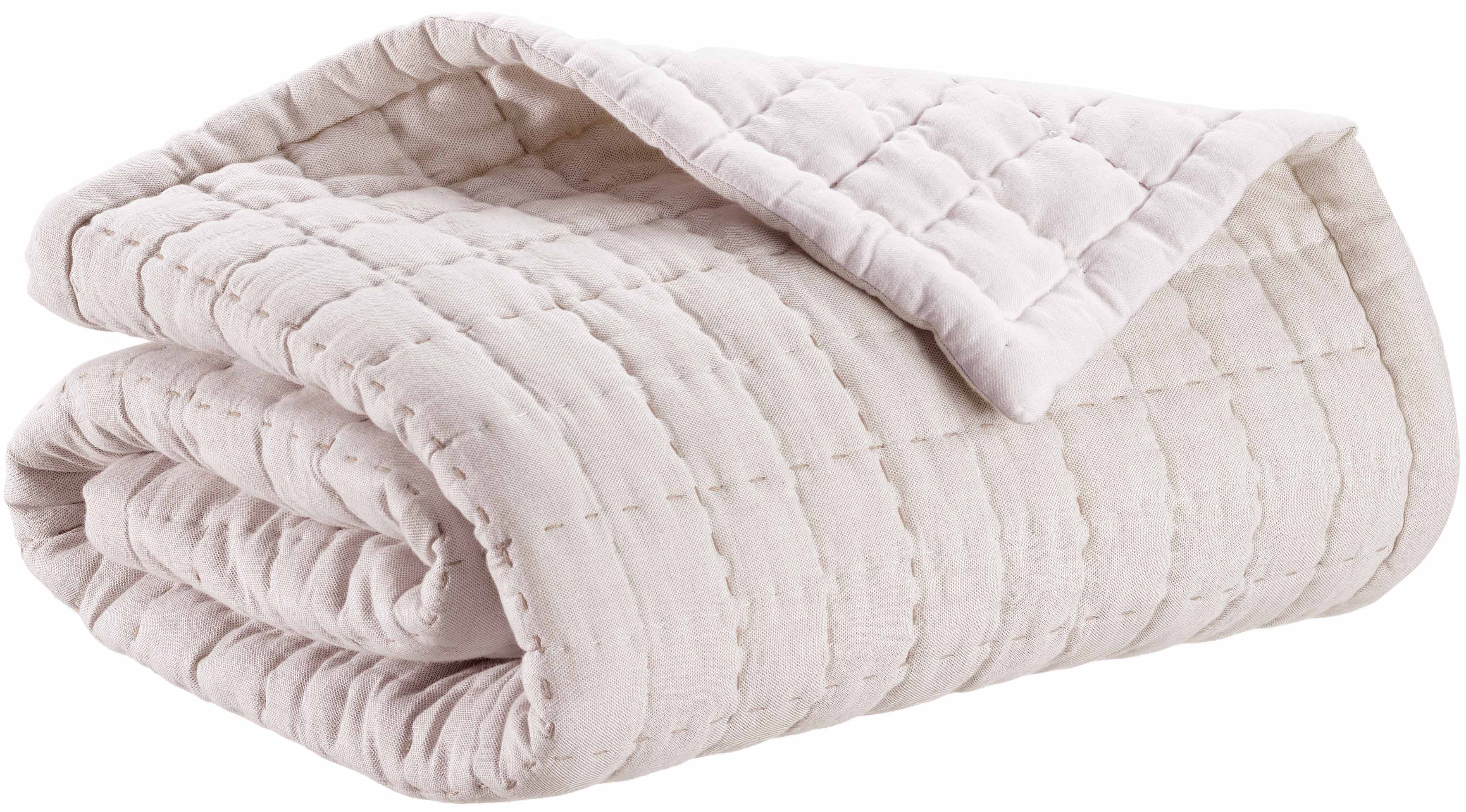 Maison Vivaraise & La Cerise sur le Gâteau - Wholesale Bedding Blanket - Natural Cambra Throw 180 x 2600