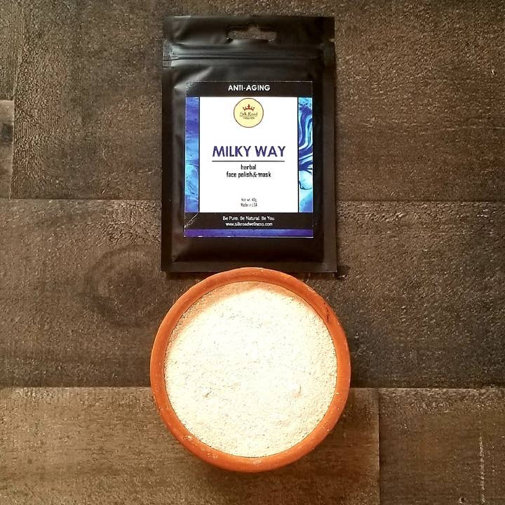 Milky Way Herbal Polish & Mask - Anti-Aging for wholesale by Silk Road Wellness