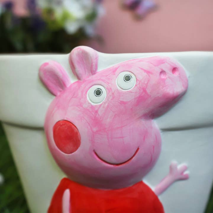 Robert Frederick Ltd – Kit de artesanato DIY - Criança por atacado – Kit de pintura vaso de plantas Peppa Pig1