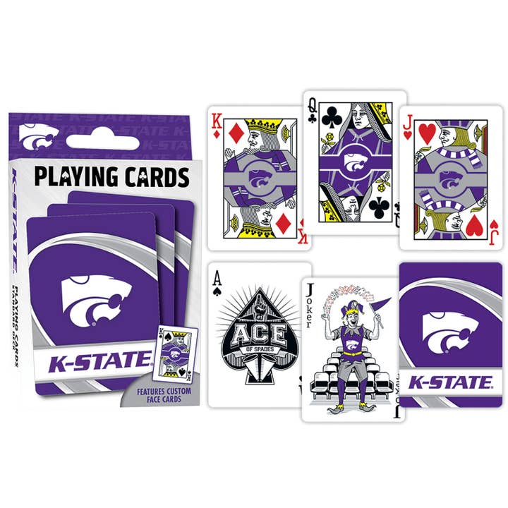 Masterpieces Puzzles - Wholesale Playing Cards - Kansas State Wildcats Playing Cards2