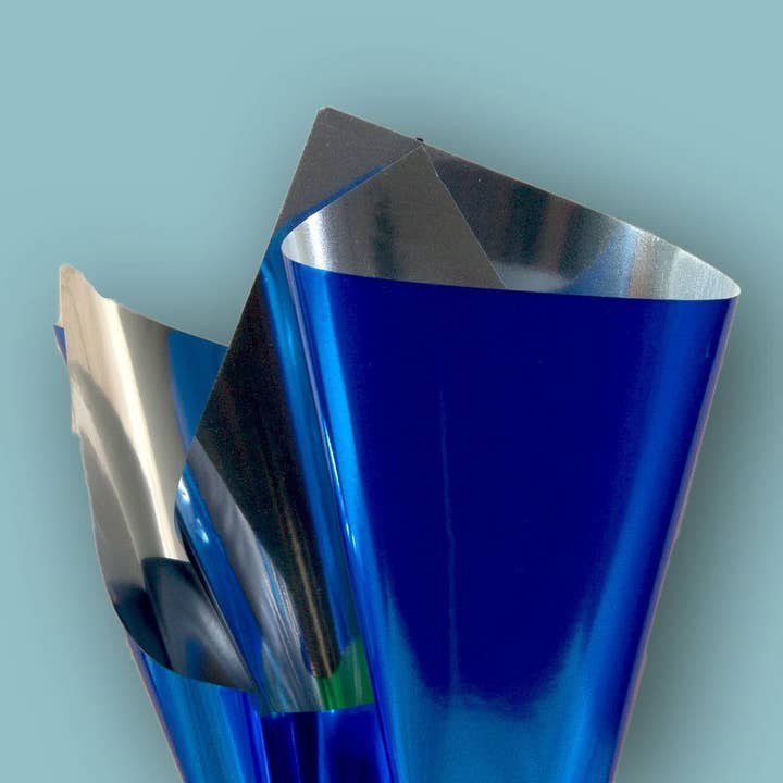 kadopapier.net - Wholesale Cellophane Bag - High Gloss Blue Wrapping Film