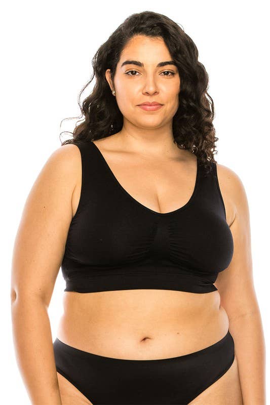 Best Underwear Line - Venta al por mayor Sujetador - Mujer - Sostén sin costuras cómodo de tela de microfibra - YM-SB-7214710