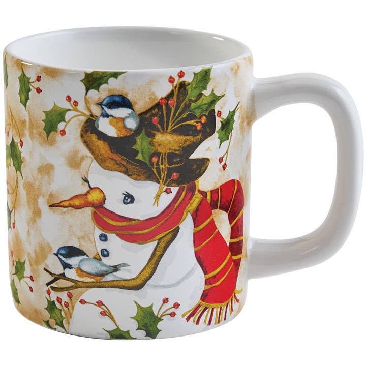 Park Designs - Wholesale Coffee Mug - Snowman And Chickadee Mug