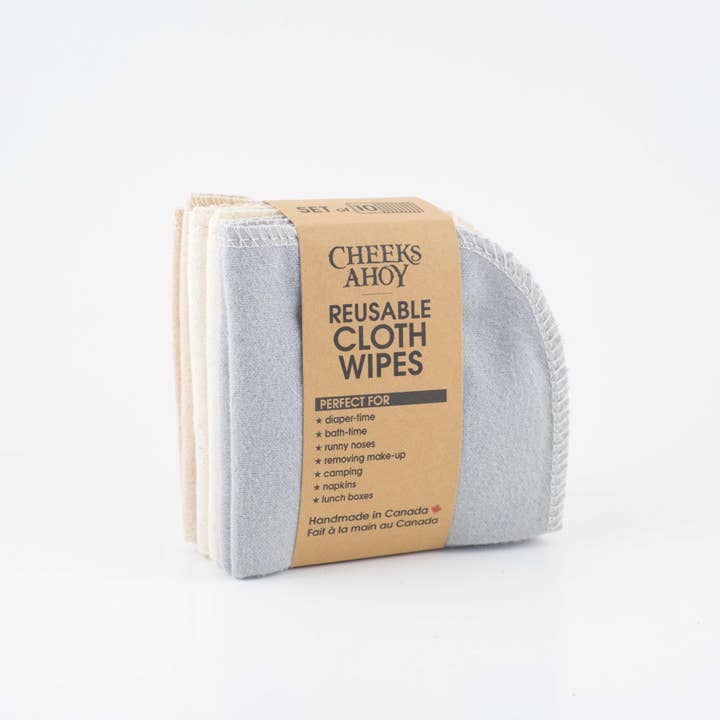 Abundance Naturally Ltd. - Vente Lingettes visage et corps - Joues Ahoy | Lingettes en tissu2