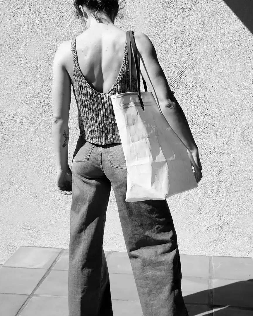 Landfall Leatherworks - Venta al por mayor Bolsa de asa- Mujer - Bolsa de tela para velas Rhumb Line2