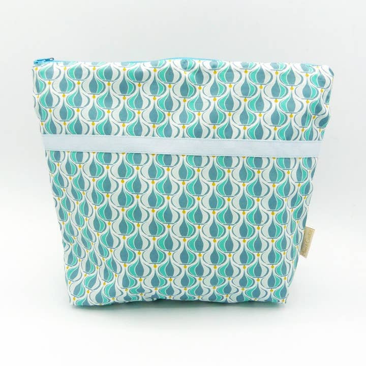 Toiletry bag - Large model - “Archi” pattern for wholesale by Mimi and Cookie