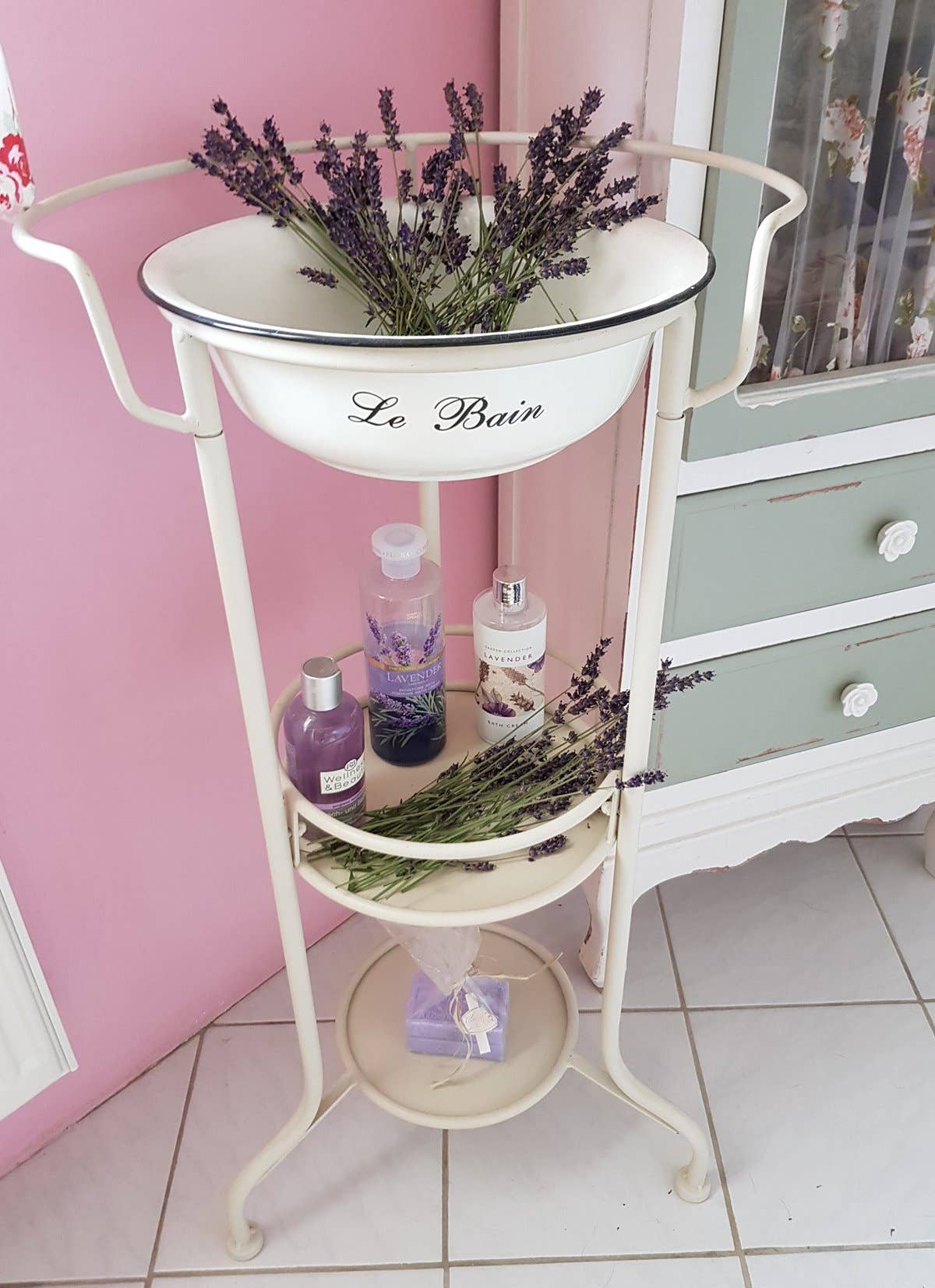 Ambiente Haus - Vente Tables d'appoint pour salle de bain - lavabo avec support2