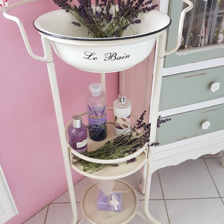 Ambiente Haus - Vente Tables d'appoint pour salle de bain - lavabo avec support2