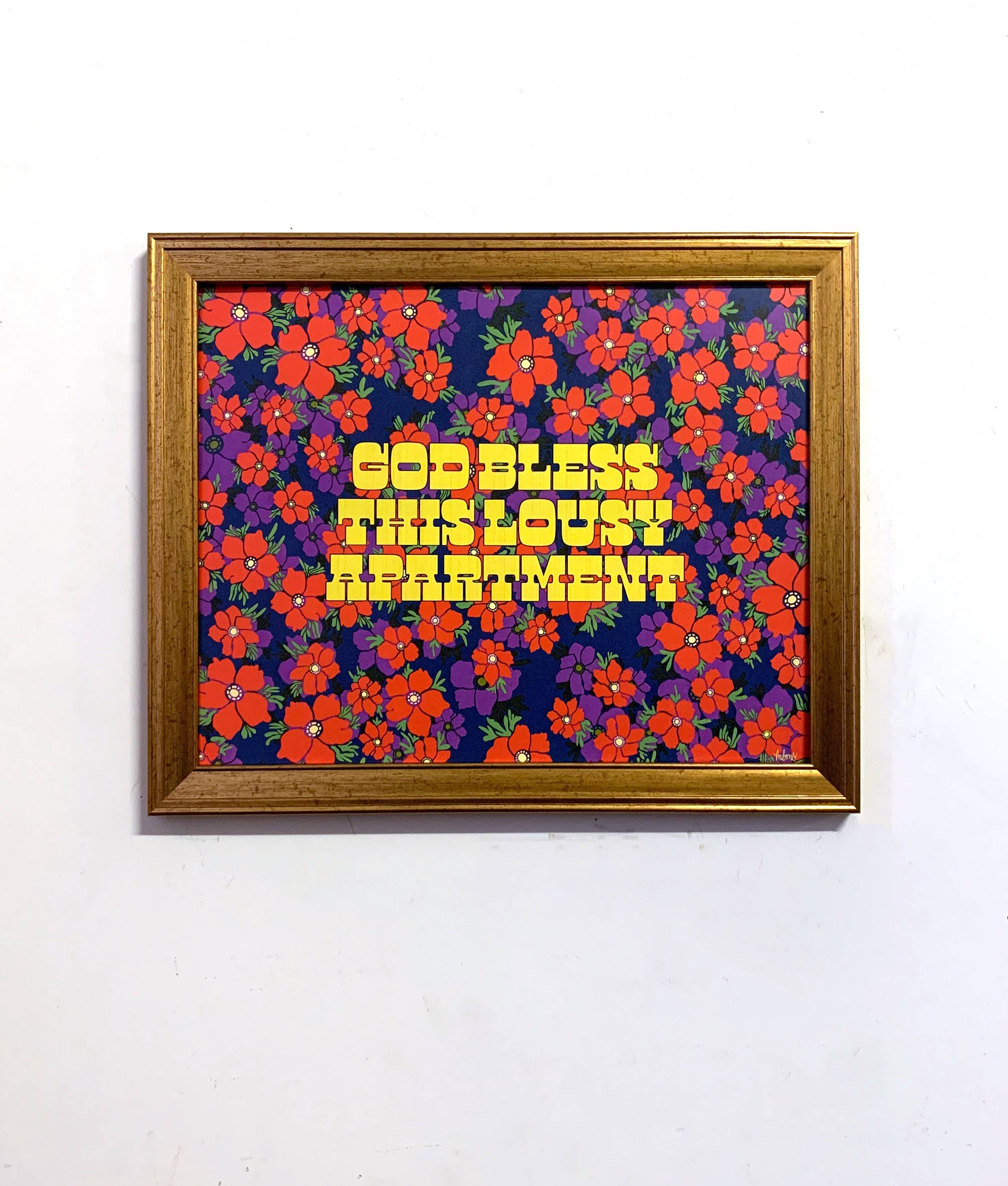 MBMB – Engroshandel Kunsttryk – Gud velsigne denne elendige lejlighed - 11 x 14 print