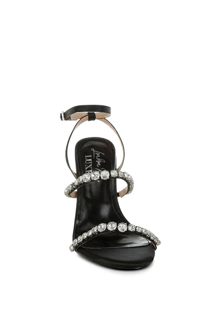 Rag Company - Wholesale High Heels - Women's - Aragon Diamante Embellished Fantasy Heel Sandals13