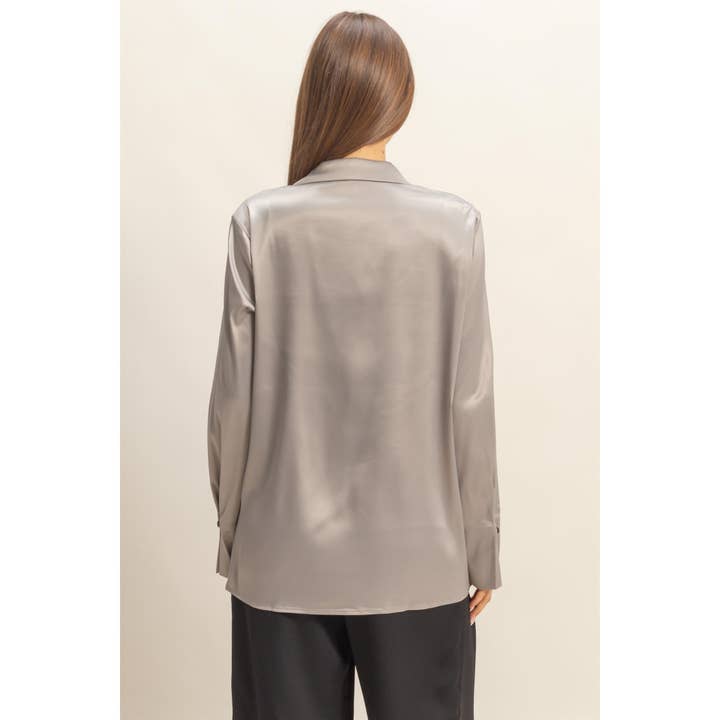 HYFVE - Wholesale Blazer - Women's - Satin Long Sleeve Blazer7