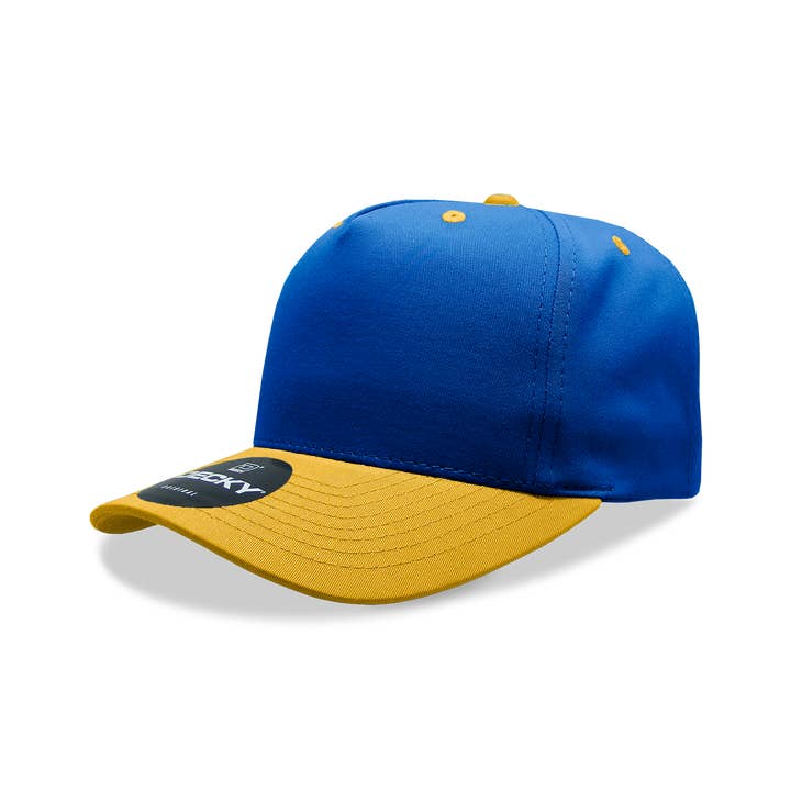 The Park Wholesale - Vente Casquette de baseball – unisexe - Decky 6024 - Casquette structurée en mélange de coton et de polyester à 5 panneaux à profil moyen - 602412