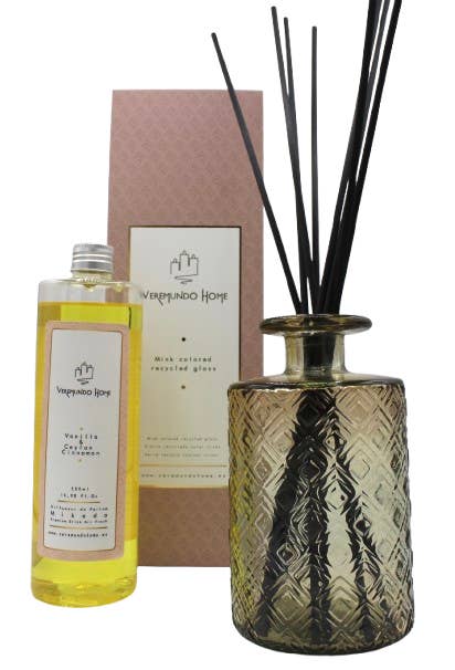 Veremundo Home - Wholesale Reed Diffuser - Organic Aromatic Diffuser - Cinnamon & Vanilla