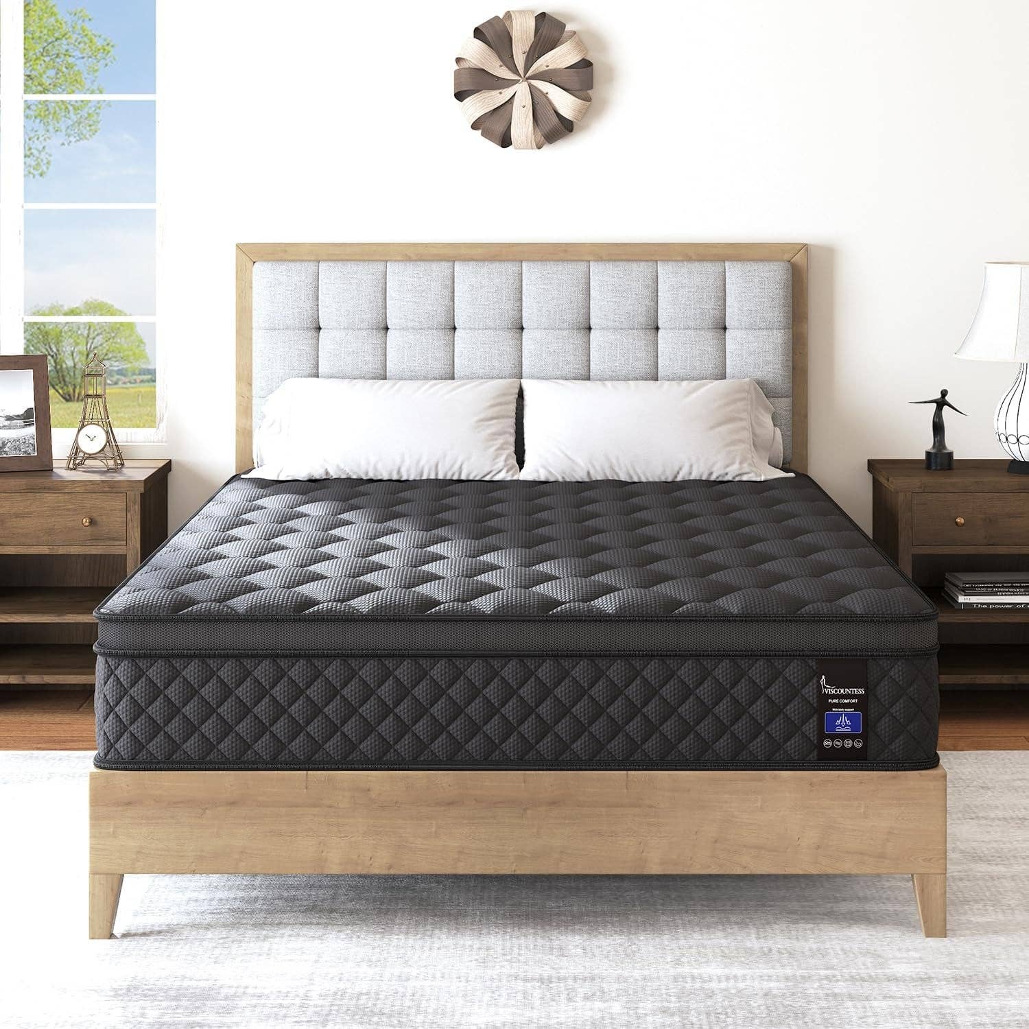ShipItFurniture - Wholesale Bed - Queen 14 Inch Hybrid Mattress With Lumbar Support And Motion Isolation1