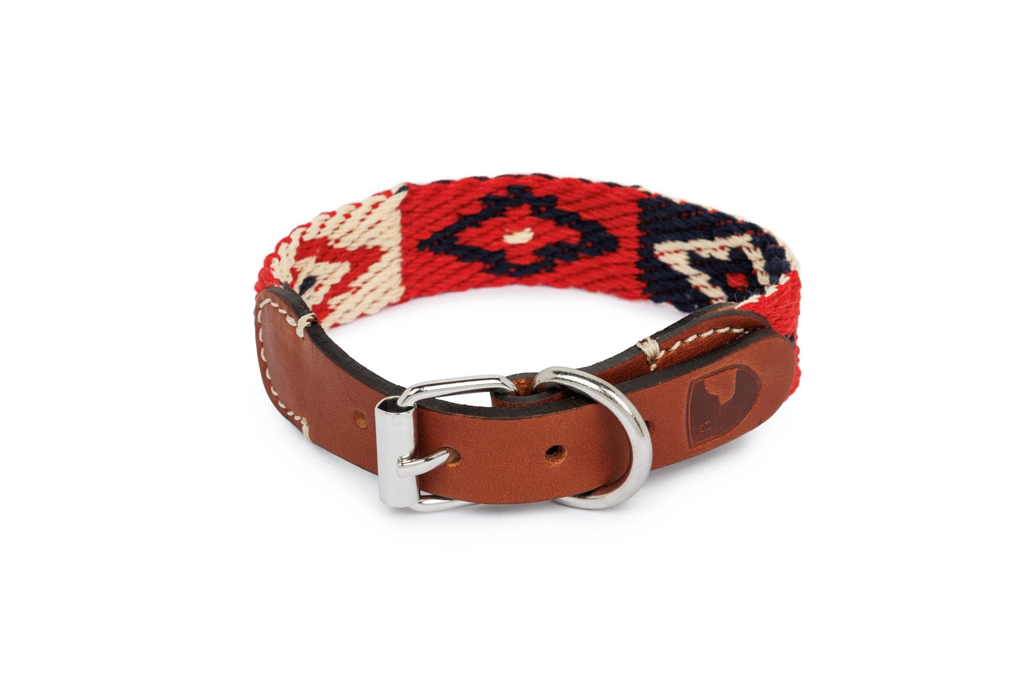 Buddys dogwear – wholesale Pet collar – Dog – Dog Collar Peruvian Petite Indian Red7