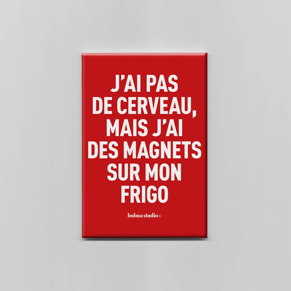 Le shop de Bulma – wholesale Magnet – Magnet: No brain