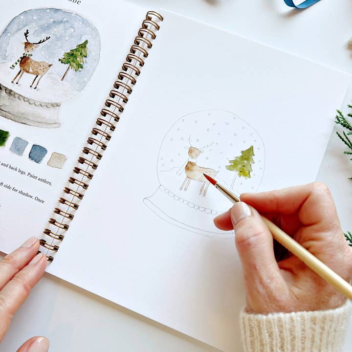 emily lex studio - Wholesale Sketchbook/Sketchpad - winter watercolor workbook